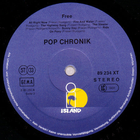 Free - Pop Chronik 19 (Vinyl) (2)