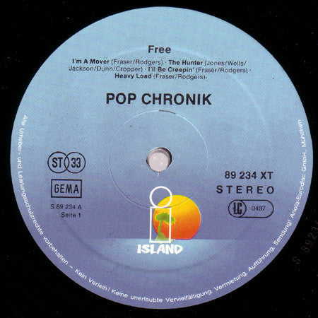 Free - Pop Chronik 19 (Vinyl) (2)