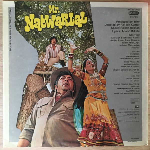 Rajesh Roshan, Anand Bakshi - Mr. Natwarlal (Vinyl)