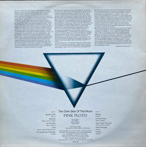 Pink Floyd - The Dark Side Of The Moon (Vinyl)