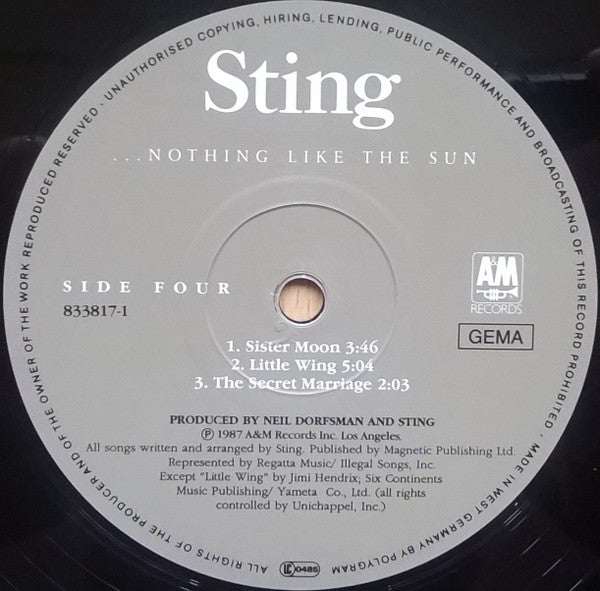 Sting - ...Nothing Like The Sun (Vinyl) (2)