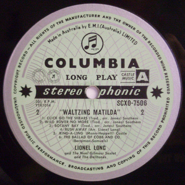 Lionel Long - Waltzing Matilda (Vinyl)