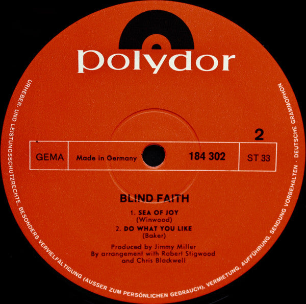 Blind Faith (2) - Blind Faith (Vinyl)