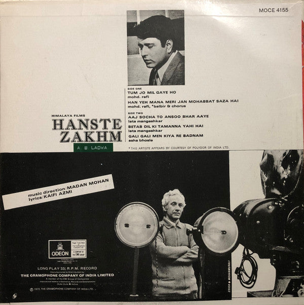 Madan Mohan - Hanste Zakhm (Vinyl)