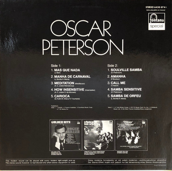 Oscar Peterson - Oscar Peterson (Vinyl)