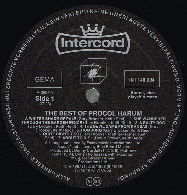 Procol Harum - The Best Of Procol Harum (Vinyl)