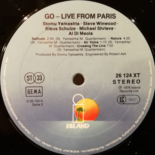 Stomu Yamashta's Go - Go Live From Paris (Vinyl) (2)