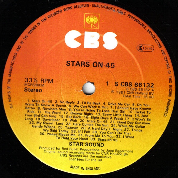 Stars On 45 - Stars On 45 - The Album (Vinyl)