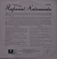 Rajkamal Kalamandir - Musical Highlights From Rajkamal Kalamandir (Vinyl)