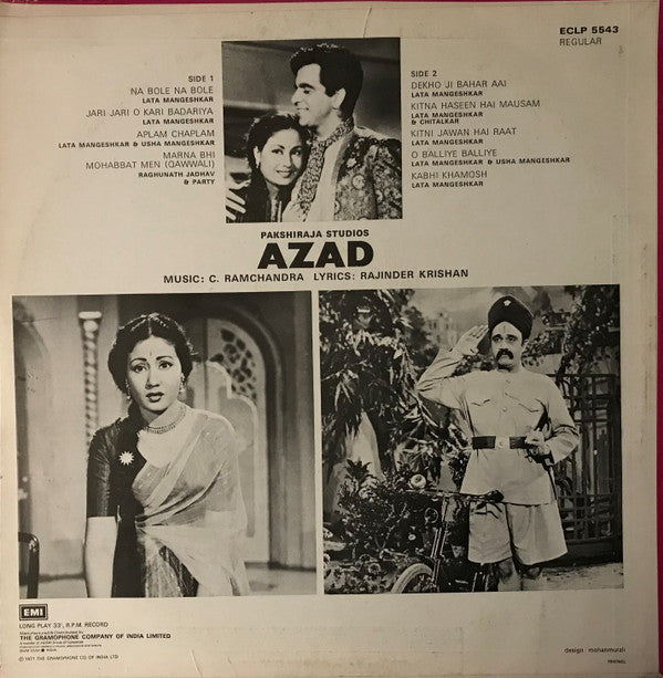 C. Ramchandra, Rajinder Krishan - Azad (Vinyl)